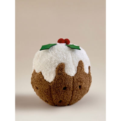 ASDA Shaped Christmas Pudding Cushion