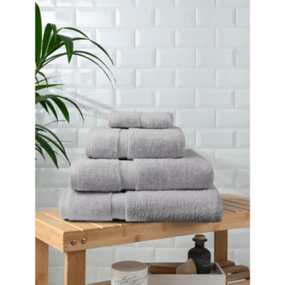 George Home Light Grey Super-Soft Cotton Towel & Bath Mat