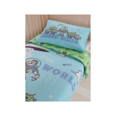 ASDA Disney Toy Story Aliens Blue Toddler Duvet Set Toddler