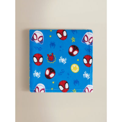 ASDA Marvel Spidey & Friends Blue Fleece Blanket