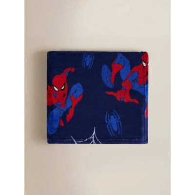 ASDA Marvel Navy Spider-Man Fleece Blanket