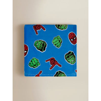 ASDA Marvel Hulk Navy Fleece Blanket