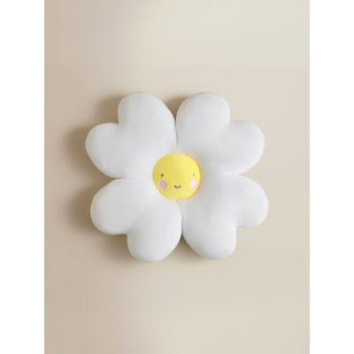 ASDA White Daisy-Shaped Cushion