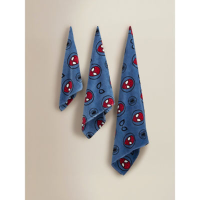 George Home Marvel Spider-Man Blue Cotton Towel & Bath Mat