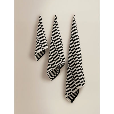 George Home Checkerboard Cotton Super-Soft Towel & Bath Mat
