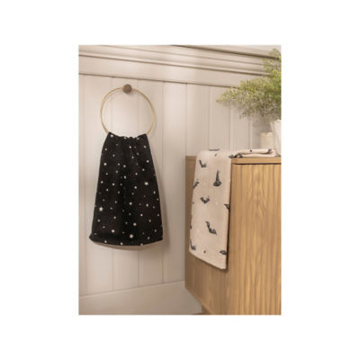 ASDA Stacey Solomon Hats & Bats Cotton Guest Towel - Set of 2