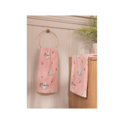 ASDA Stacey Solomon Pink Ghost Guest Cotton Towel - Set of 2