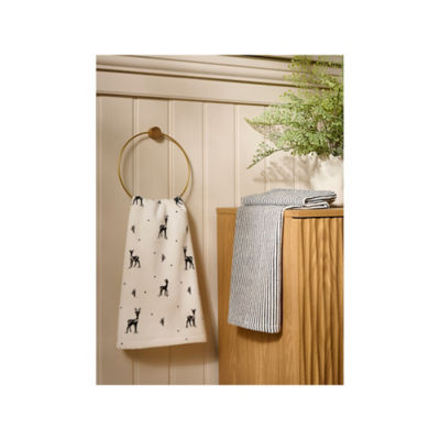 ASDA Stacey Solomon Stag Cotton Guest Towel - Set of 2