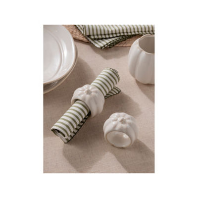 Stacey Solomon Pumpkin-Shaped Napkin Rings - Set of 4