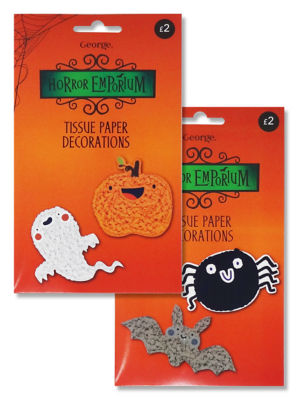 ASDA Halloween Paper Bat Decoration