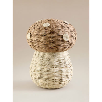 George Home Natural Mushroom Storage Basket