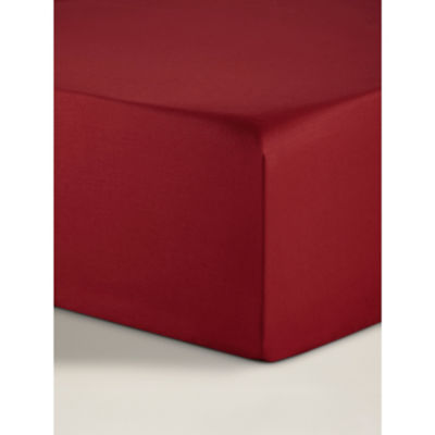 ASDA Red Fitted Sheet King
