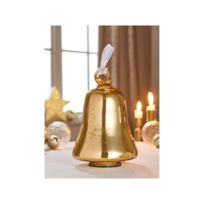 ASDA Gold-Tone Large Bell Bauble