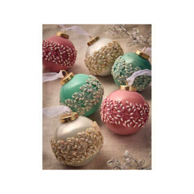 ASDA GH GLASS BAUBLES