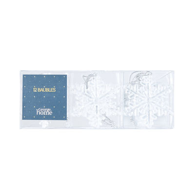 ASDA GH CLEAR BAUBLES