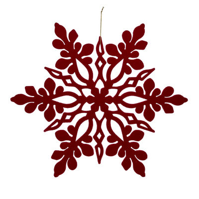ASDA GH FLOCKED SNOWFLAKE