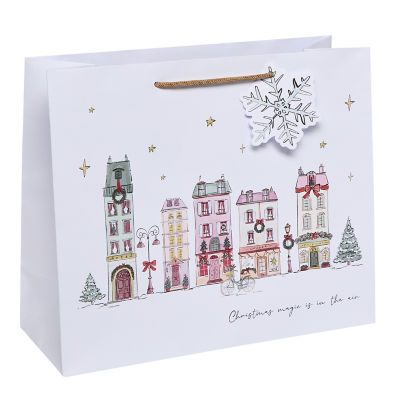 ASDA Pretty Houses Large Landscape Gift Bag