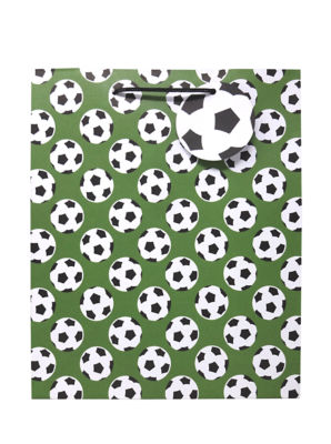 ASDA Large Football Design Gift Bag