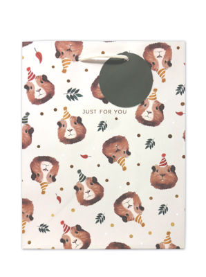 ASDA Guinea Pig Print Medium Bag