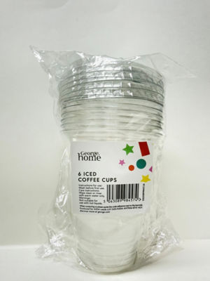 ASDA Iced Coffee Cups 6pk