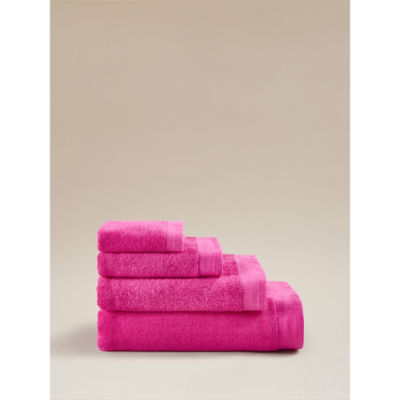 ASDA Hot Pink Cotton Towel & Bath Mat Range