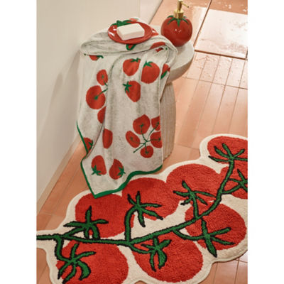 ASDA Red Tomato Cotton Runner Bath Mat
