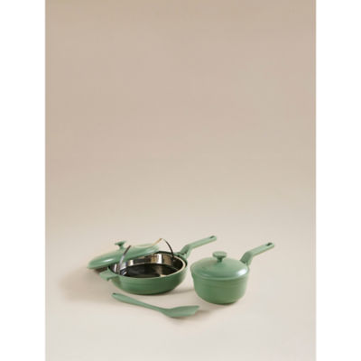ASDA Green All In One 3-Piece Pan Set
