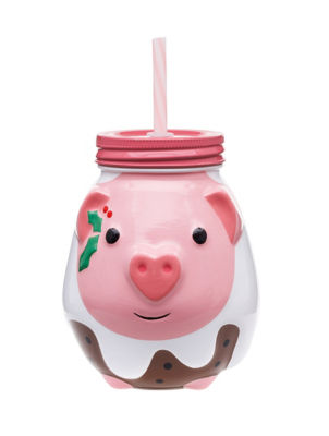 ASDA Pig Pudding Mason