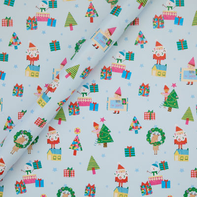 ASDA 8m Christmas Character Kids Rollwrap