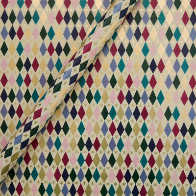 ASDA 3.5M Harlequin Christmas Rollwrap