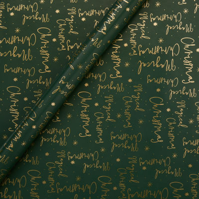 ASDA 3.5M Wrap - Magical Christmas Text Rollwrap