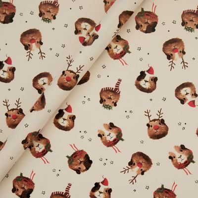 ASDA 3.5M Guinea Pig Christmas Rollwrap
