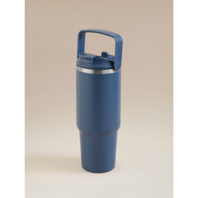 ASDA Navy Tumbler with Two-Way Lid 900ml