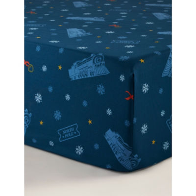 ASDA Christmas Polar Express Fitted Sheet King