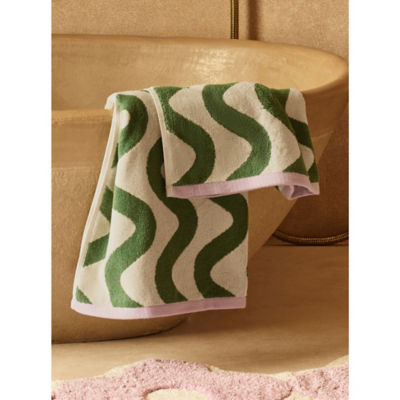 ASDA Green Wiggle Cotton Towel Range