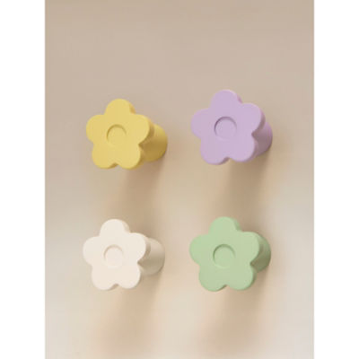 ASDA Pastel Flower Hooks - Set of 4