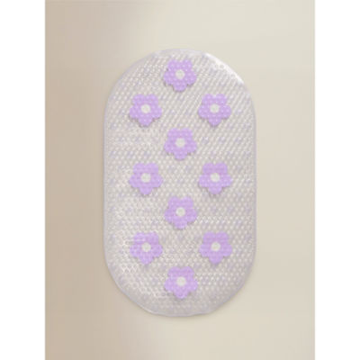 ASDA Lilac Flower PVC Bath Mat