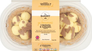 ASDA The Bakery at  2 Banana & Caramel Tarts