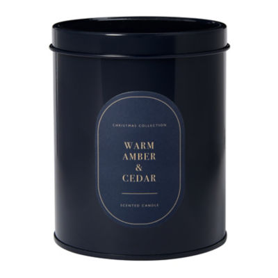 ASDA Warm Amber & Cedar Tin Candle
