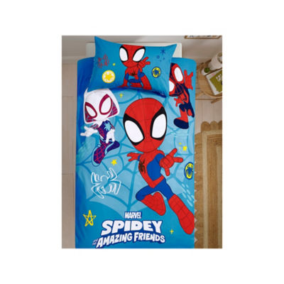 ASDA Spidey & Friends Single Cotton Reversible Duvet Set Toddler