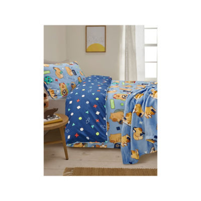 ASDA Blue Capybara Gaming Reversible Duvet Set Single
