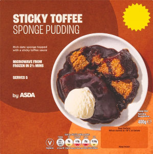 ASDA Sticky Toffee Sponge Pudding 400g ASDA Groceries