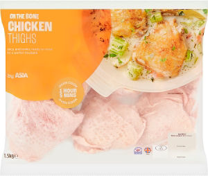 ASDA Chicken Thighs on the Bone 1.5kg
