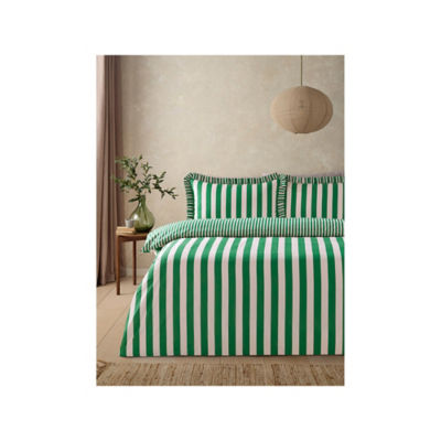ASDA Box Pleat Striped Duvet Set King