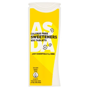 ASDA Just Essentials by  850 Calorie Free Sweeteners Tablets 55.25g