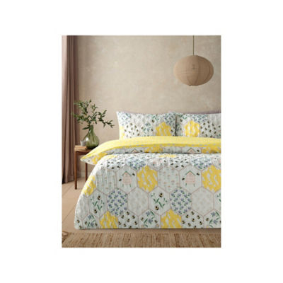 ASDA Pinsonic Honeycomb Bee Duvet Set Double