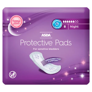 ASDA 8 Night Protective Pads