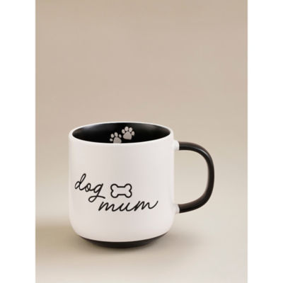 ASDA Black & White Dog Mum Mug