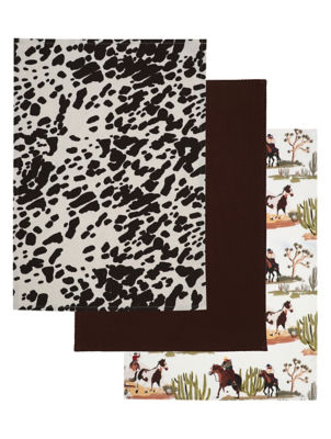 ASDA Cow Print Tea Towel Set