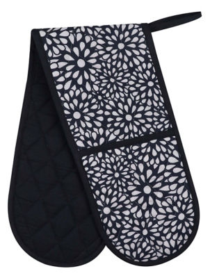ASDA Blue Floral Oven Glove